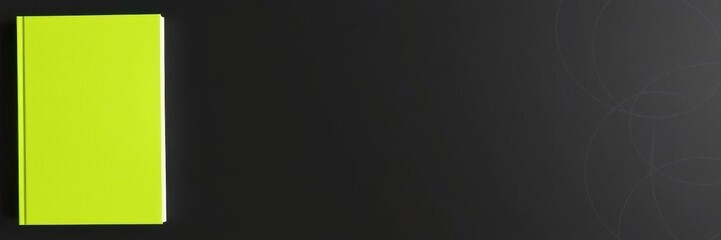 Book Cover Mockup featuring a blank book with editable background for customization, layout, mockup