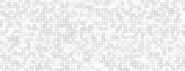 geometric pixel mosaic grid pattern banner design