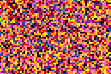 abstract colorful square pixilated mosaic background design