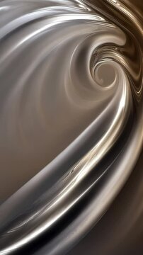 mooth, flowing metallic surface with gradient transitions