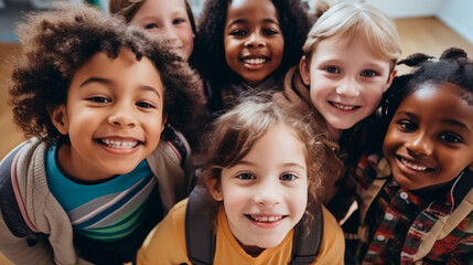 portrait of a group of children