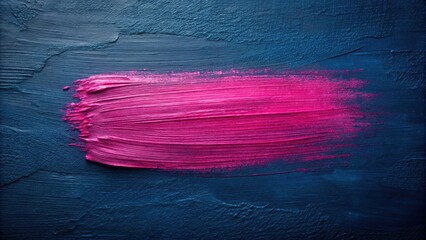 Pink brush strokes on dark blue backdrop texture , pink, brush strokes, dark blue, backdrop, texture, abstract, art, painting