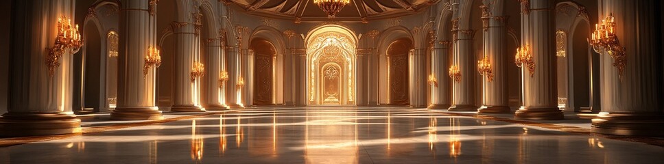 Obraz premium Background podium column 3d roman luxury greek white ancient display product classic. Podium platform background column pillar stage minimal