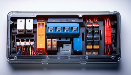 Obraz premium An Image of a car fuse box