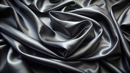 Fototapeta premium Abstract Drapery of Smooth, Silky Fabric with Soft, Gentle Curves and Shadows
