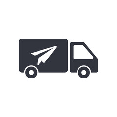 Delivery Truck Logo Template Icon