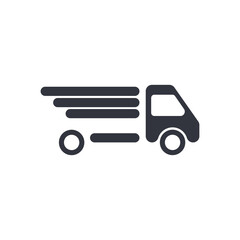 Delivery Truck Logo Template Icon