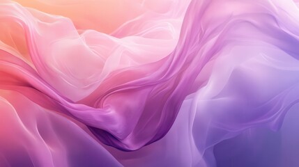 Fototapeta premium Abstract Pink and Purple Fabric Background - Flowing Silk Texture for Design