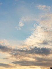 秋の日の朝焼けと青空39