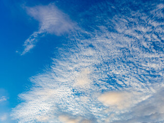 秋の日の朝焼けと青空54