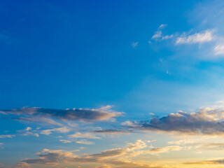 秋の日の朝焼けと青空57