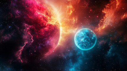 Cosmic Wonders: Exploring the Mysteries of the Universe through Vibrant Nebulae and Celestial Bodies