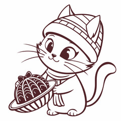 cartoon Christmas Animals Candy Dome