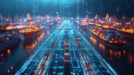 Explore the cutting-edge technology transforming maritime logistics and supply chain management in a digital era