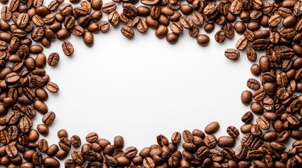 Coffee beans frame