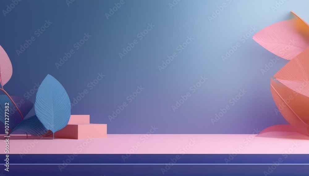 Poster abstract background minimal style for product branding presentation. mock up scene with empty space