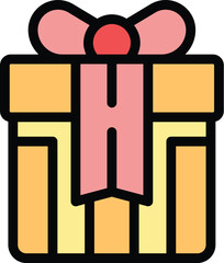 This icon features a gift box with a ribbon, symbolizing celebration and special occasions