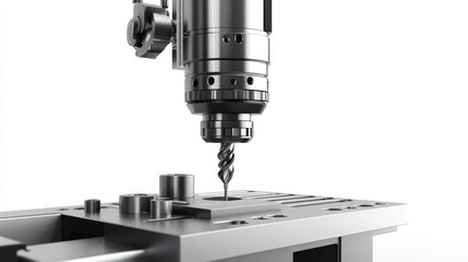 Precision Drilling Machine in Action 