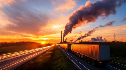 A supply chain that operates on a carbon-neutral model, using renewable energy, efficient transportation, and sustainable materials to reduce emissions.