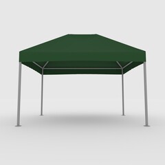 3d render Gazebo Tent, outdoor pop-up, garden party tent	
