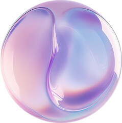 Obraz premium Abstract purple sphere