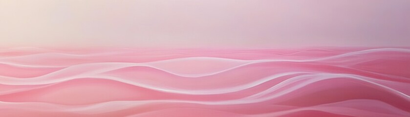 Abstract Pink and White Wavy Pattern Background