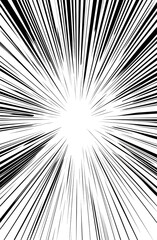 Obraz premium Speed line fast motion isolated on transparent background. PNG