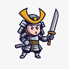 Little Cute Samurai Knight