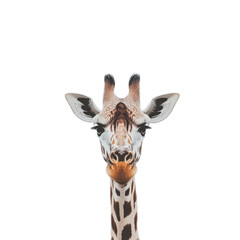 Obraz premium Giraffe Portrait with Unique Expression