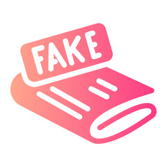 fake news Gradient icon