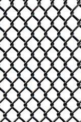 Naklejka premium Chain link fence detail