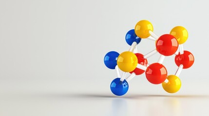 llustration of LDL molecule with clear labels, isolated on light background