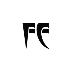 FE monogram logo design letter text name symbol monochrome logotype alphabet character simple logo