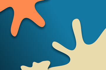 Multicolour Abstract Shapes Background