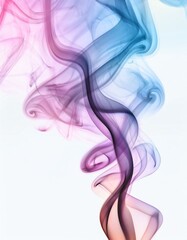 Abstract colorful smoke