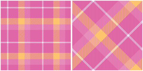Fototapeta premium Tartan Plaid Seamless Pattern. Checkerboard Pattern. Seamless Tartan Illustration Vector Set for Scarf, Blanket, Other Modern Spring Summer Autumn Winter Holiday Fabric Print.