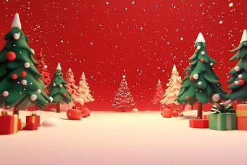 Christmas Holiday Themed Background Wallpaper