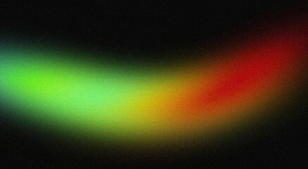 Smooth color gradient grainy backdrop design. Abstract red orange green color noisy gradient, vibrant color flow, glowing, bright, shine, noise texture, website header design, banner, poster