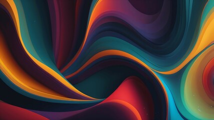 A colorful, abstract painting with a lot of different colors and shapes. The painting is full of energy and movement, and it seems to be a representation of the artist's emotions and feelings