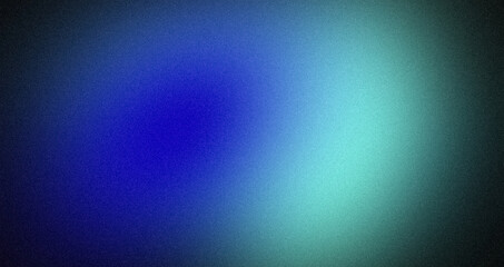 Smooth color gradient grainy backdrop design. Abstract blue gray cyan color noisy gradient, vibrant color flow, glowing, bright, shine, noise texture, website header design, banner, poster