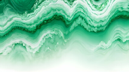 Obraz premium Spring-inspired green gradient background with white accents, creating a natural texture.