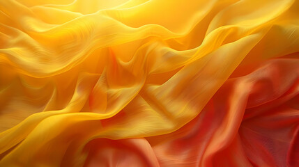 Obraz premium Abstract Yellow and Orange Fabric Background