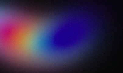 Smooth color gradient grainy backdrop design. Abstract purple pink blue color noisy gradient, vibrant color flow, glowing, bright, shine, noise texture, website header design, banner, poster