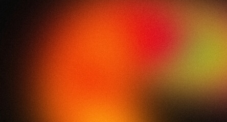 Smooth color gradient grainy backdrop design. Abstract red orange green color noisy gradient, vibrant color flow, glowing, bright, shine, noise texture, website header design, banner, poster