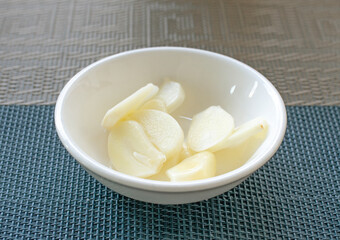 Vietnamese vinegar garlic. Pho seasoning. 