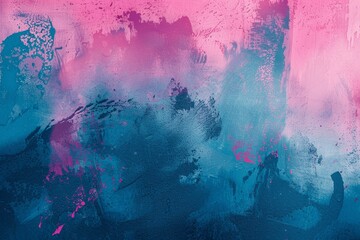 Fototapeta premium Colorful abstract paint strokes and drips on an urban graffiti wall