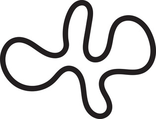 Paint Splatter Line Illustration