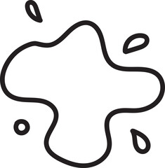 Blots Line Illustration