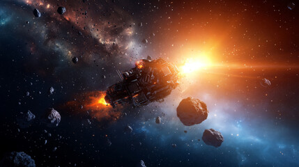 Obraz premium Cosmic adventure