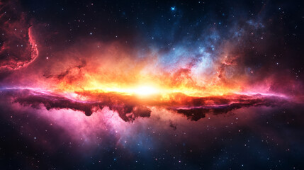 Fototapeta premium Cosmic dawn revealed